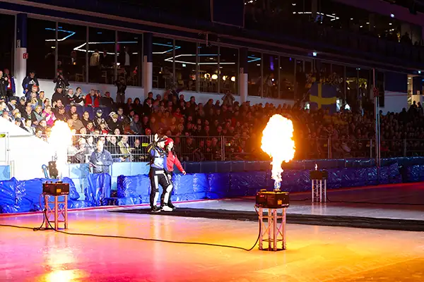 Geweldige sfeer en ambience tijdens het WK IJsspeedway in Heerenveen. Photo
